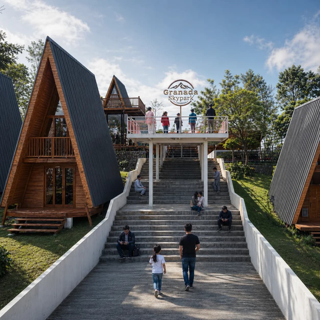 Sky Walk Granada Skypark Cipanas