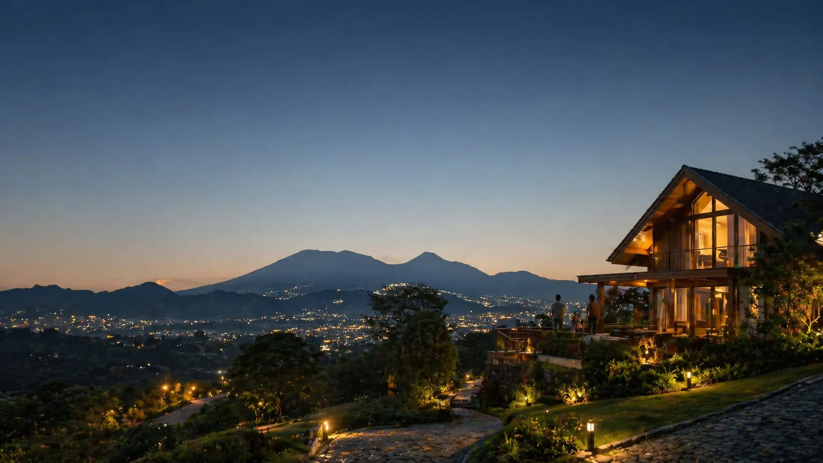 Pemandangan Asri Kavling Granada Skypark Cipanas Cianjur