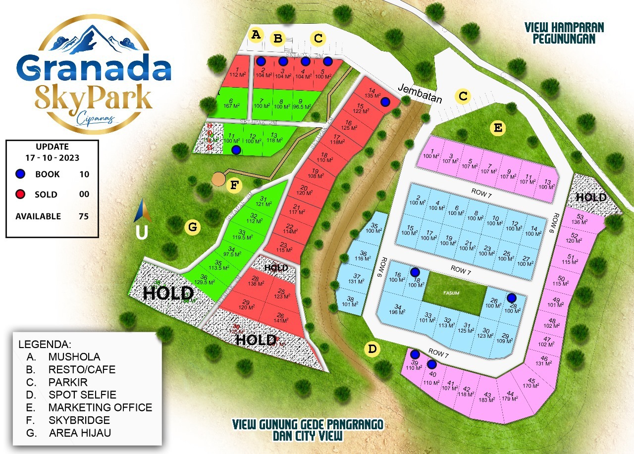 Siteplan Granada Sky Park